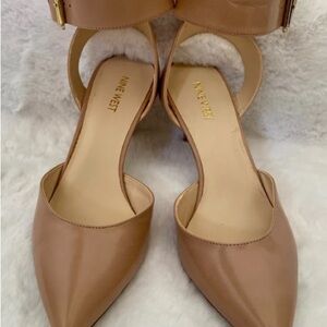 Nine West Nude Pointed Toe Heels